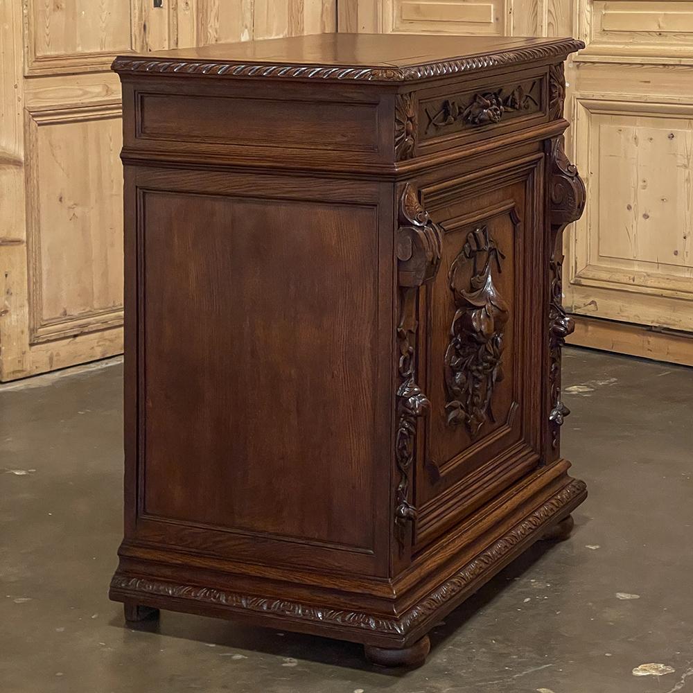 19th Century French Renaissance Confiturier ~ Cabinet For Sale 8