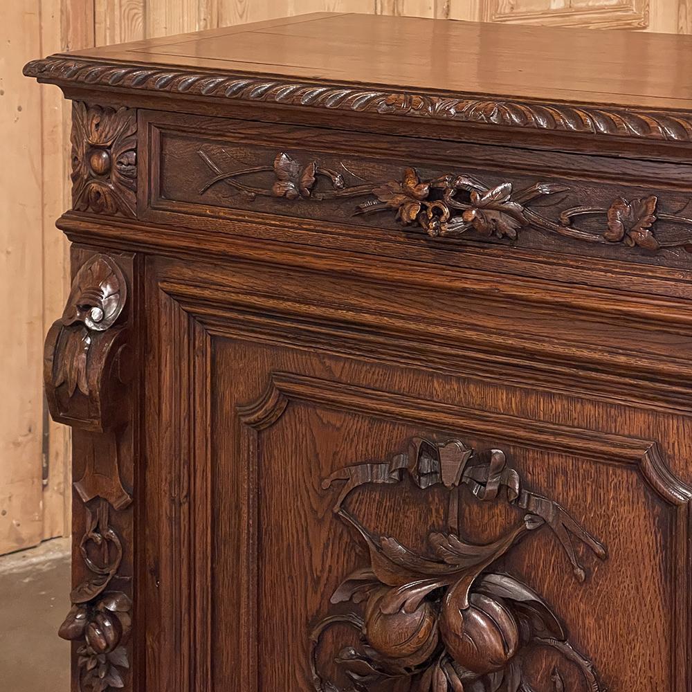 19th Century French Renaissance Confiturier ~ Cabinet For Sale 11