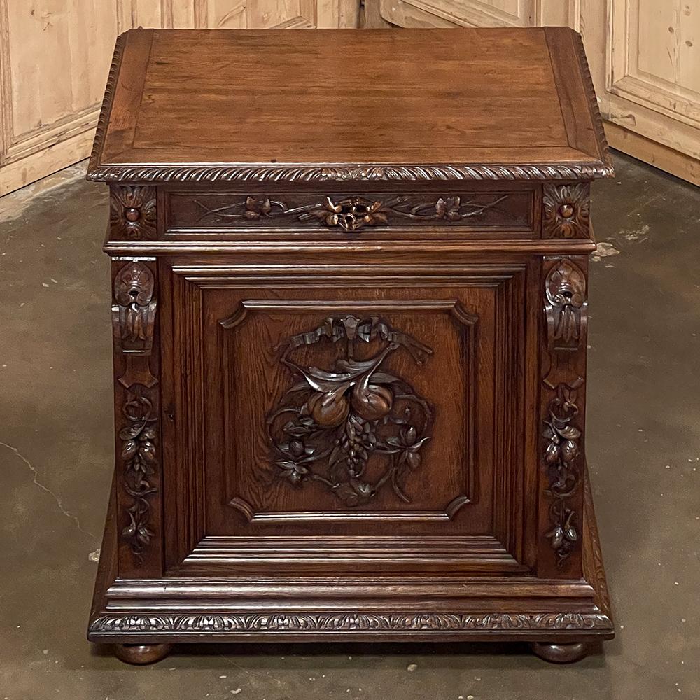 Hand-Crafted 19th Century French Renaissance Confiturier ~ Cabinet For Sale