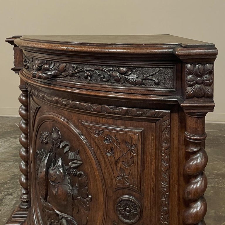 19th Century French Renaissance Corner Cabinet For Sale 6