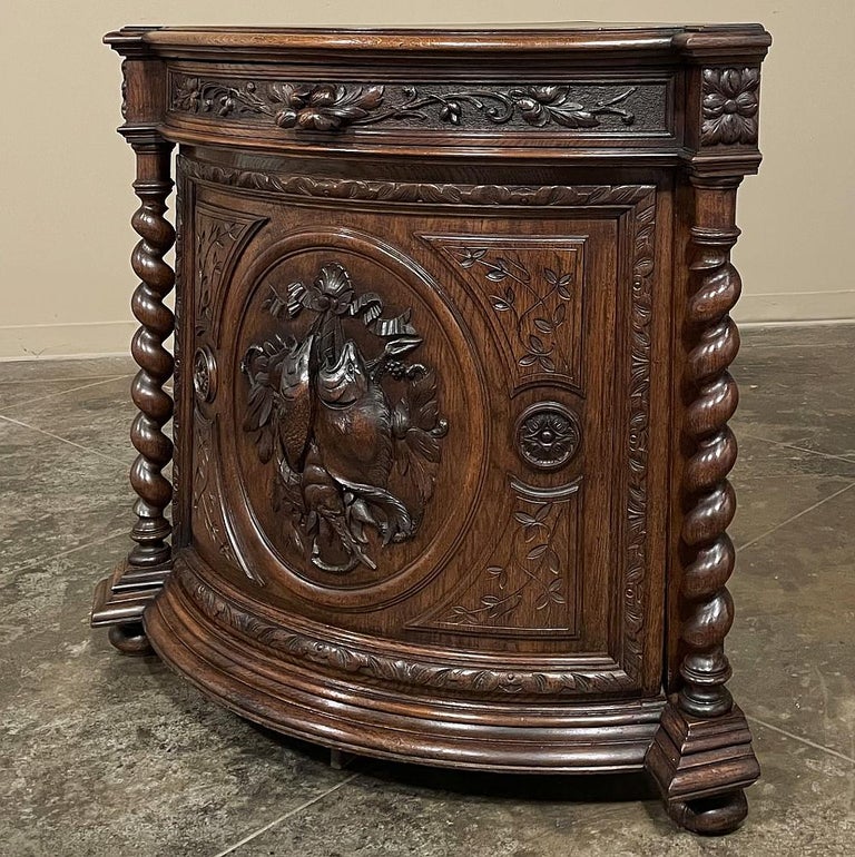 19th Century French Renaissance Corner Cabinet For Sale 7