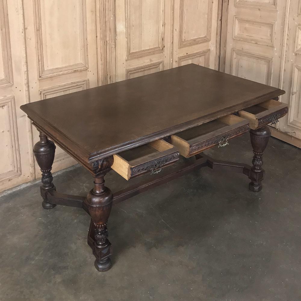 19th Century French Renaissance Desk, Bureau Plat 1