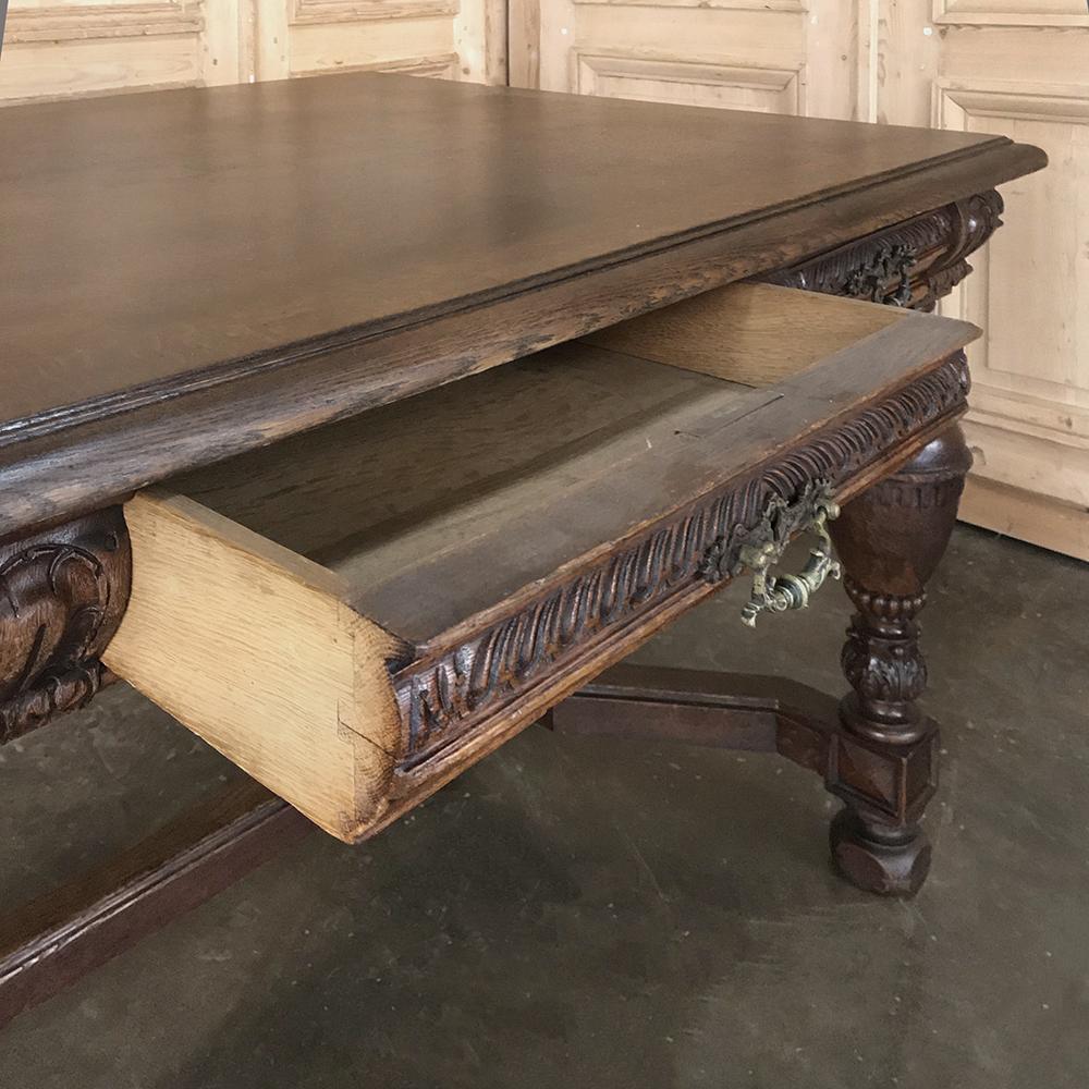 19th Century French Renaissance Desk, Bureau Plat 2
