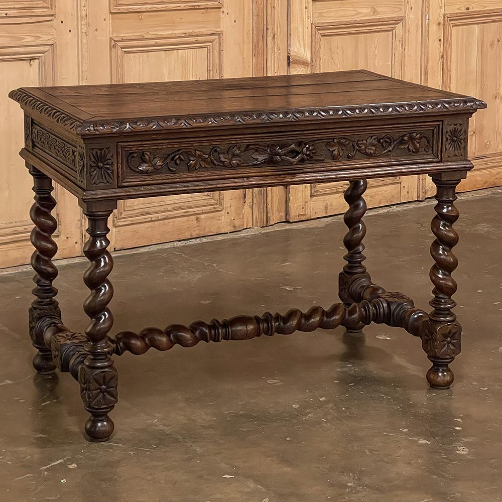 Néo-Renaissance Table de chevet French Renaissance du 19e siècle en vente