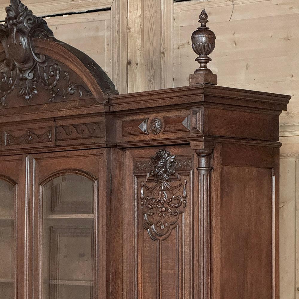 19th Century French Renaissance Grand Bookcase, ca.1870 For Sale 7