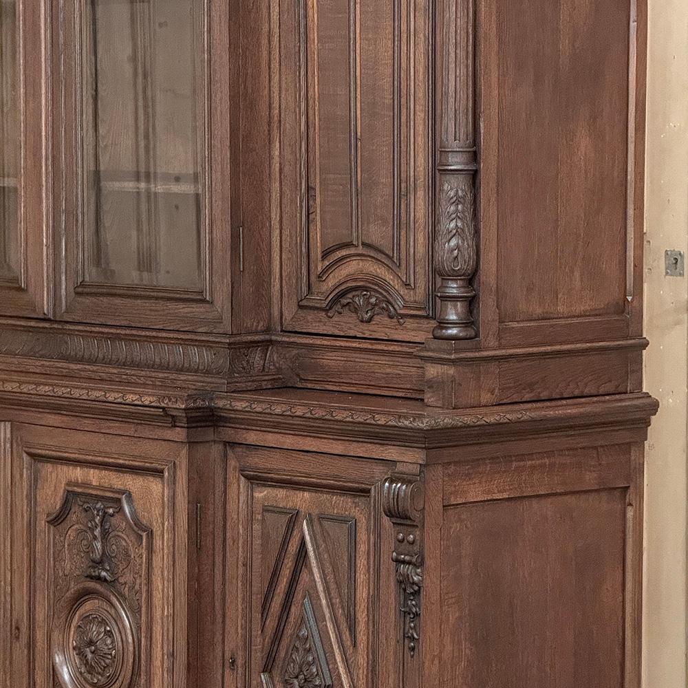 19th Century French Renaissance Grand Bookcase, ca.1870 For Sale 8