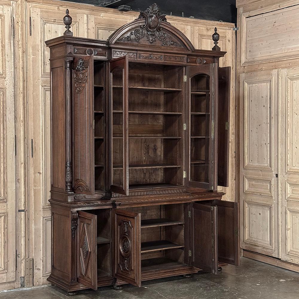 19th Century French Renaissance Grand Bookcase, ca.1870 For Sale 10