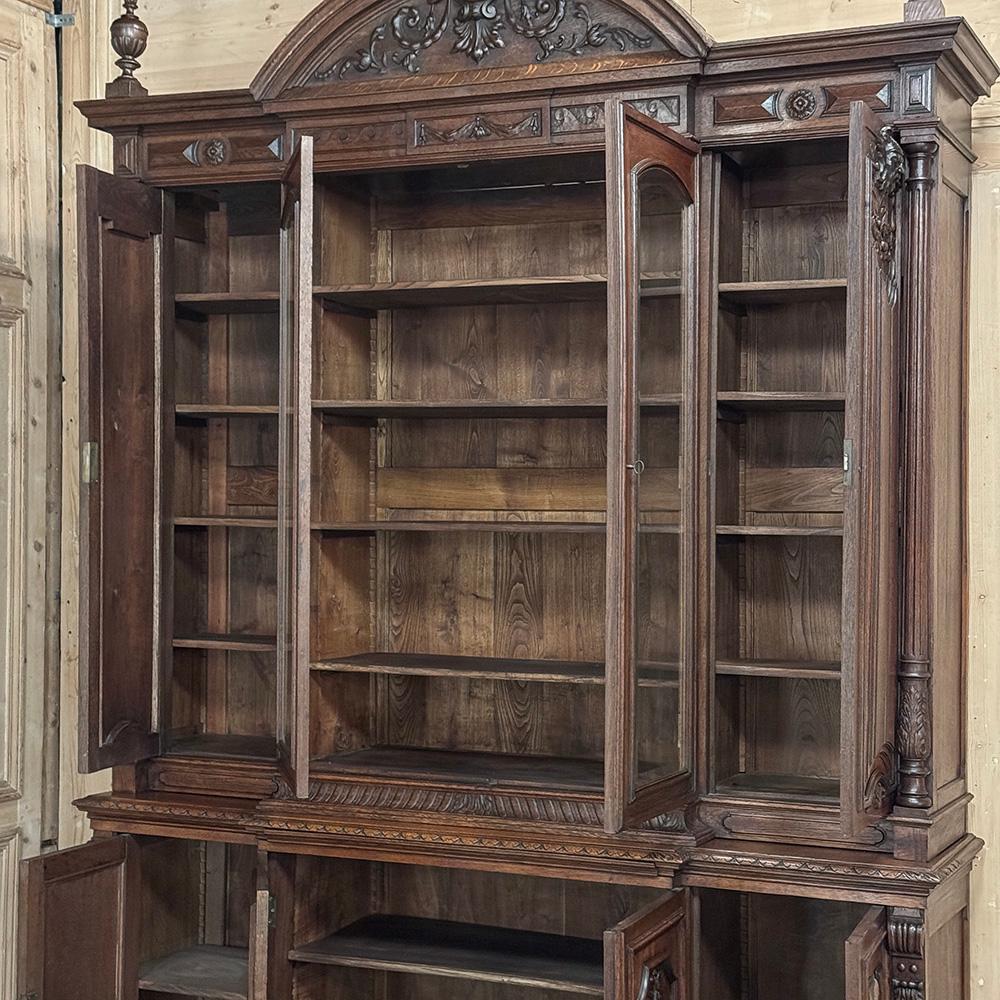 19th Century French Renaissance Grand Bookcase, ca.1870 For Sale 11