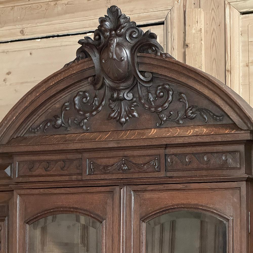 19th Century French Renaissance Grand Bookcase, ca.1870 In Good Condition For Sale In Dallas, TX