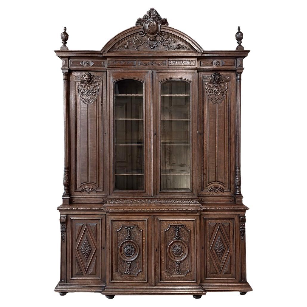 19th Century French Renaissance Grand Bookcase, ca.1870 For Sale