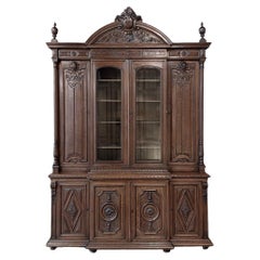 Antique 19th Century French Renaissance Grand Bookcase, ca.1870