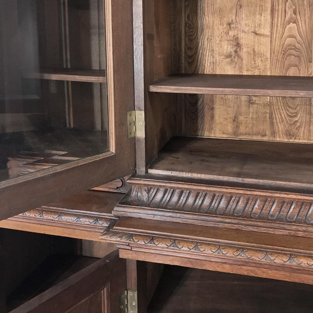 19th Century French Renaissance Grand Bookcase For Sale 5