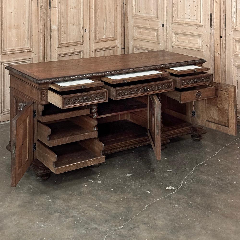 Buffet di caccia rinascimentale francese del XIX secolo ~ Credenza in vendita 5