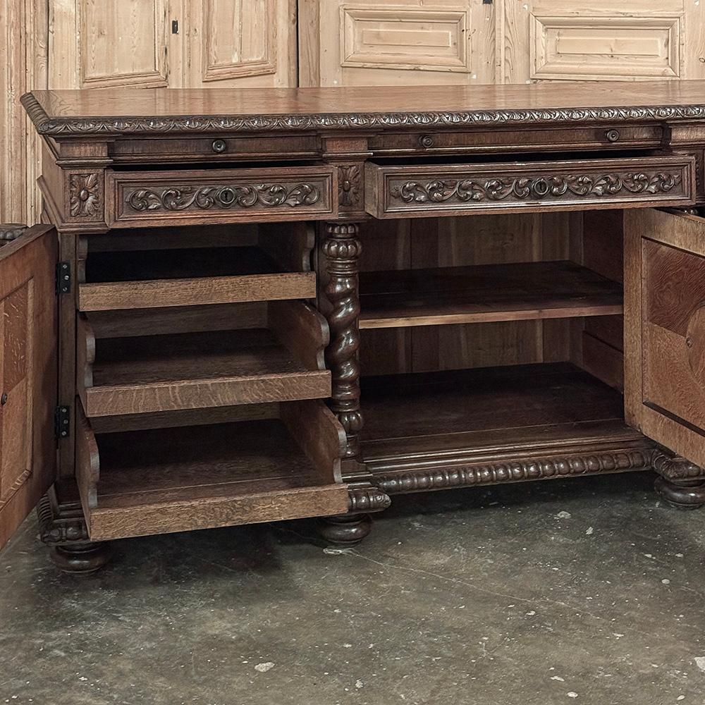 Buffet di caccia rinascimentale francese del XIX secolo ~ Credenza in vendita 6