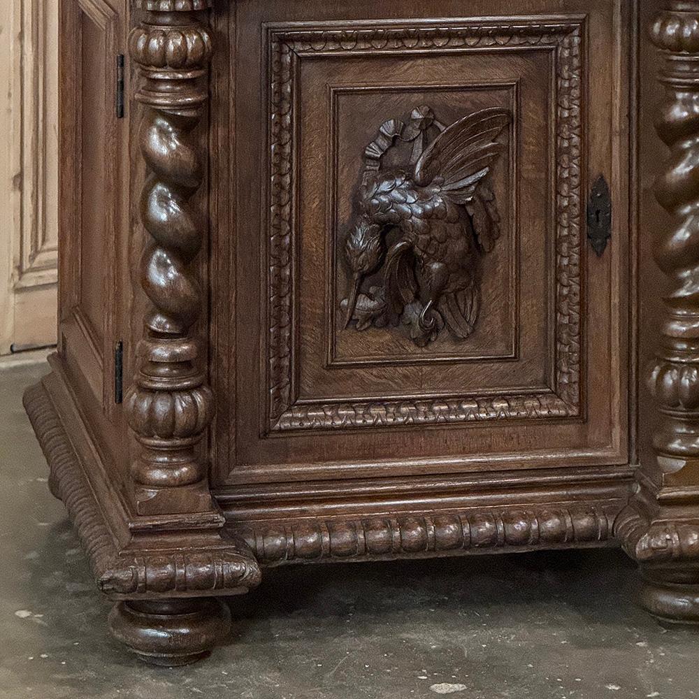 Buffet di caccia rinascimentale francese del XIX secolo ~ Credenza In condizioni buone in vendita a Dallas, TX
