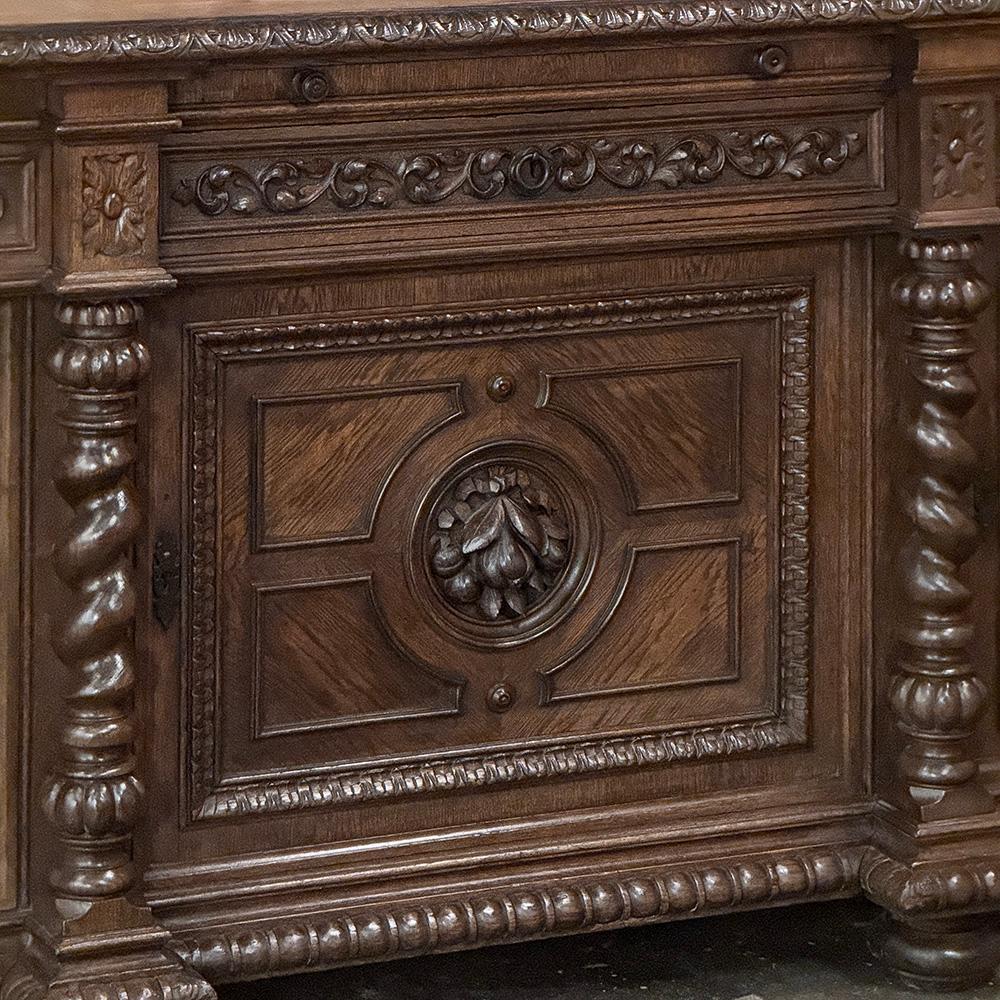 Fine XIX secolo Buffet di caccia rinascimentale francese del XIX secolo ~ Credenza in vendita