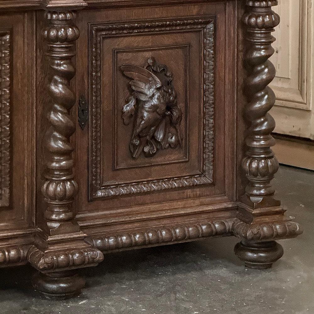 Buffet di caccia rinascimentale francese del XIX secolo ~ Credenza in vendita 1