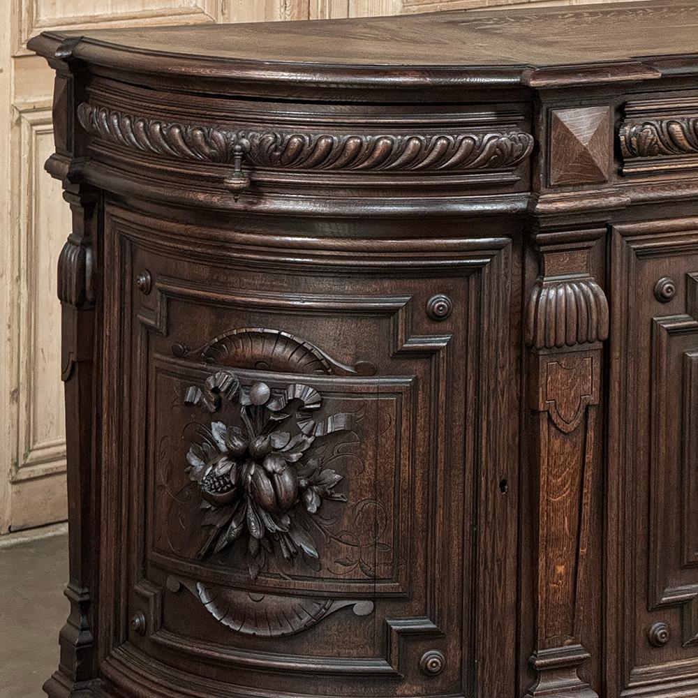 19th Century French Renaissance Hunt Buffet For Sale 5