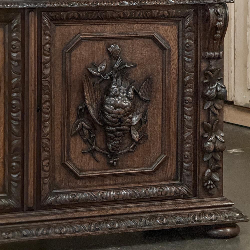 19th Century French Renaissance Hunt Buffet For Sale 8