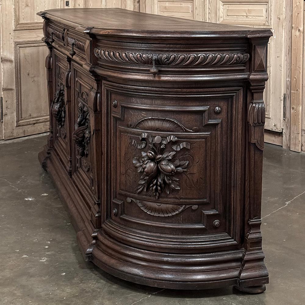 19th Century French Renaissance Hunt Buffet For Sale 15