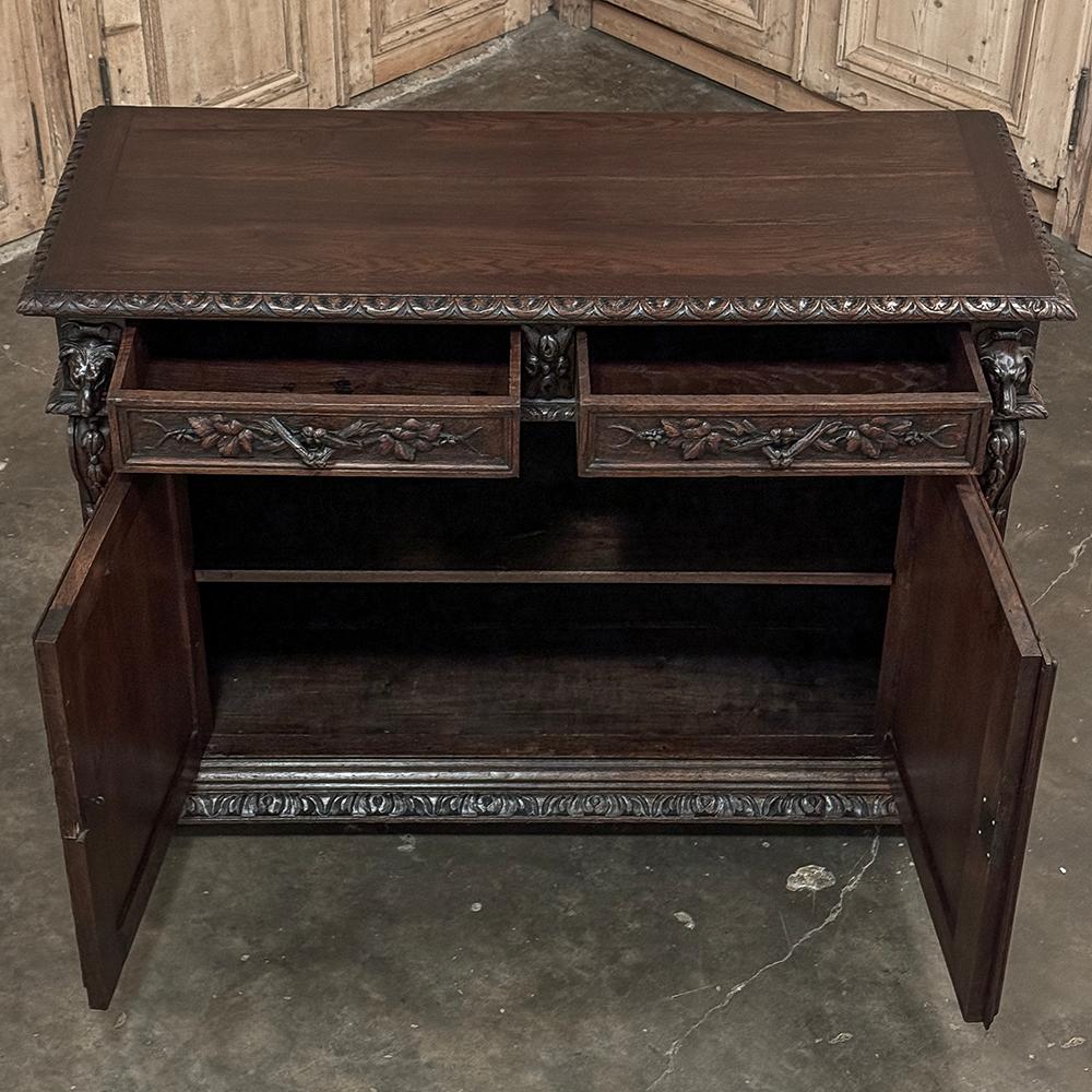 19th Century French Renaissance Hunt Buffet For Sale 2