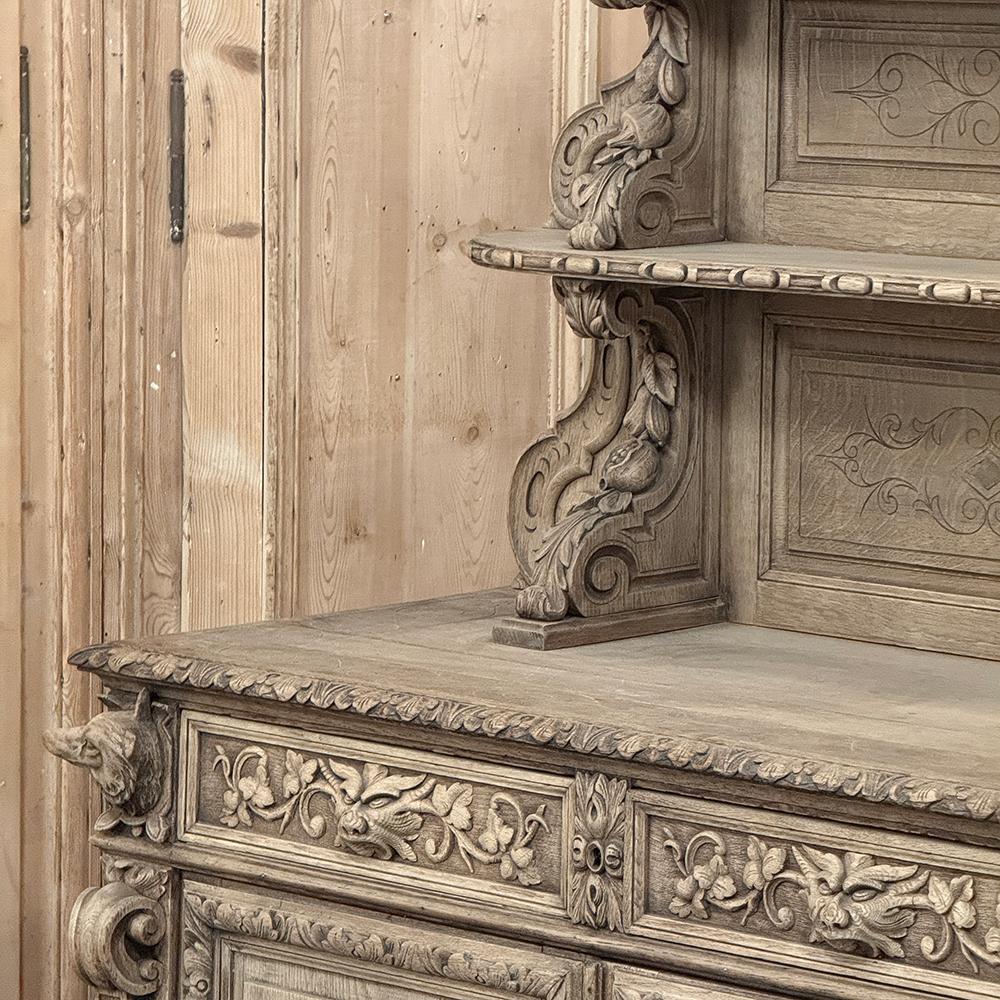 Buffet da caccia rinascimentale francese del XIX secolo ~ Vaisselier in vendita 5