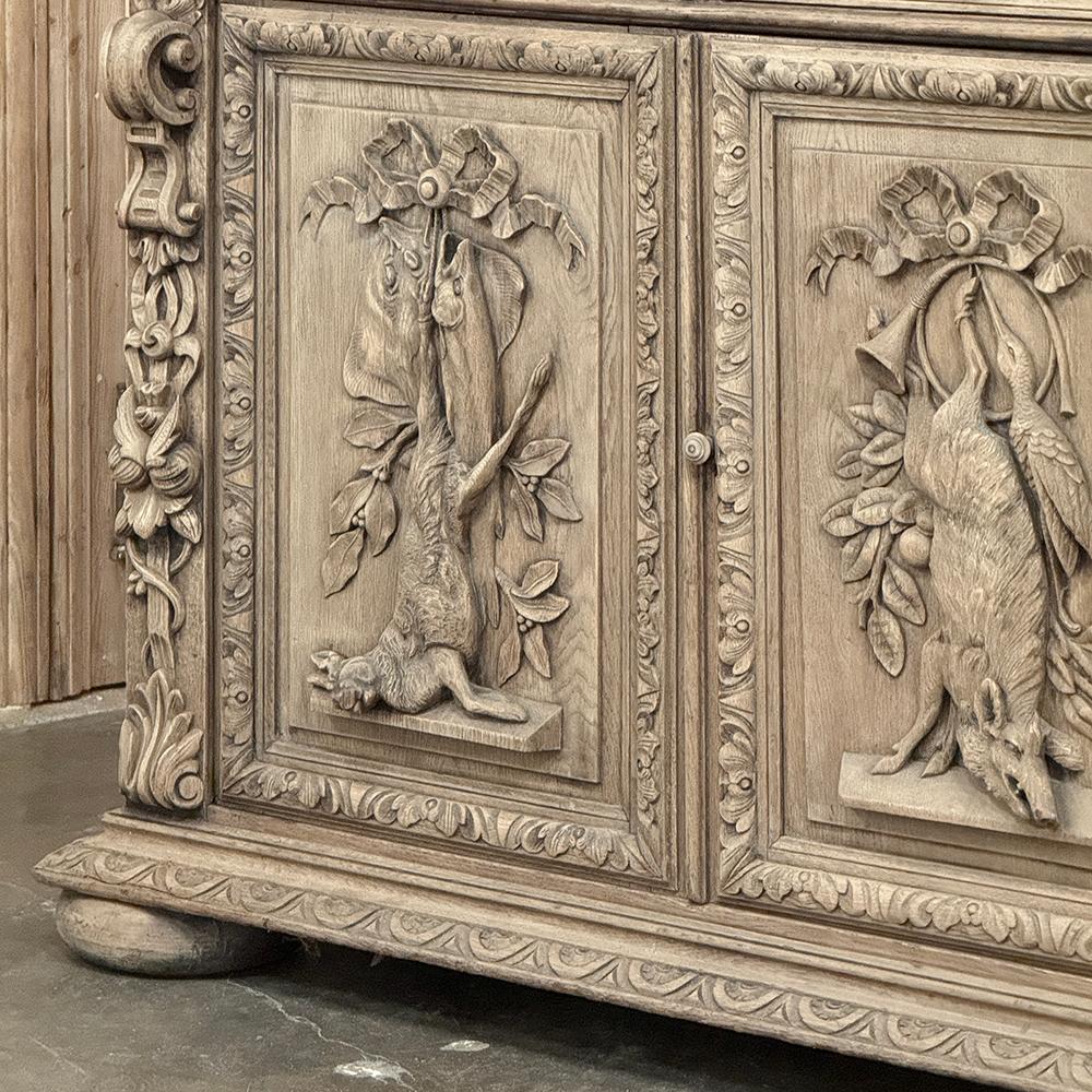Buffet da caccia rinascimentale francese del XIX secolo ~ Vaisselier in vendita 7