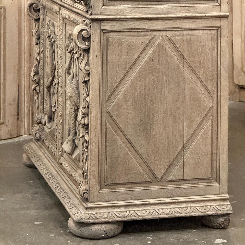 Buffet da caccia rinascimentale francese del XIX secolo ~ Vaisselier in vendita 9