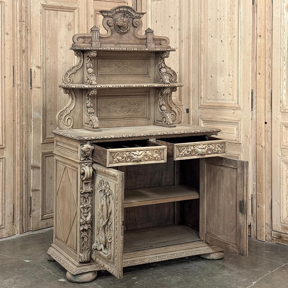 Buffet da caccia rinascimentale francese del XIX secolo ~ Vaisselier in vendita 10