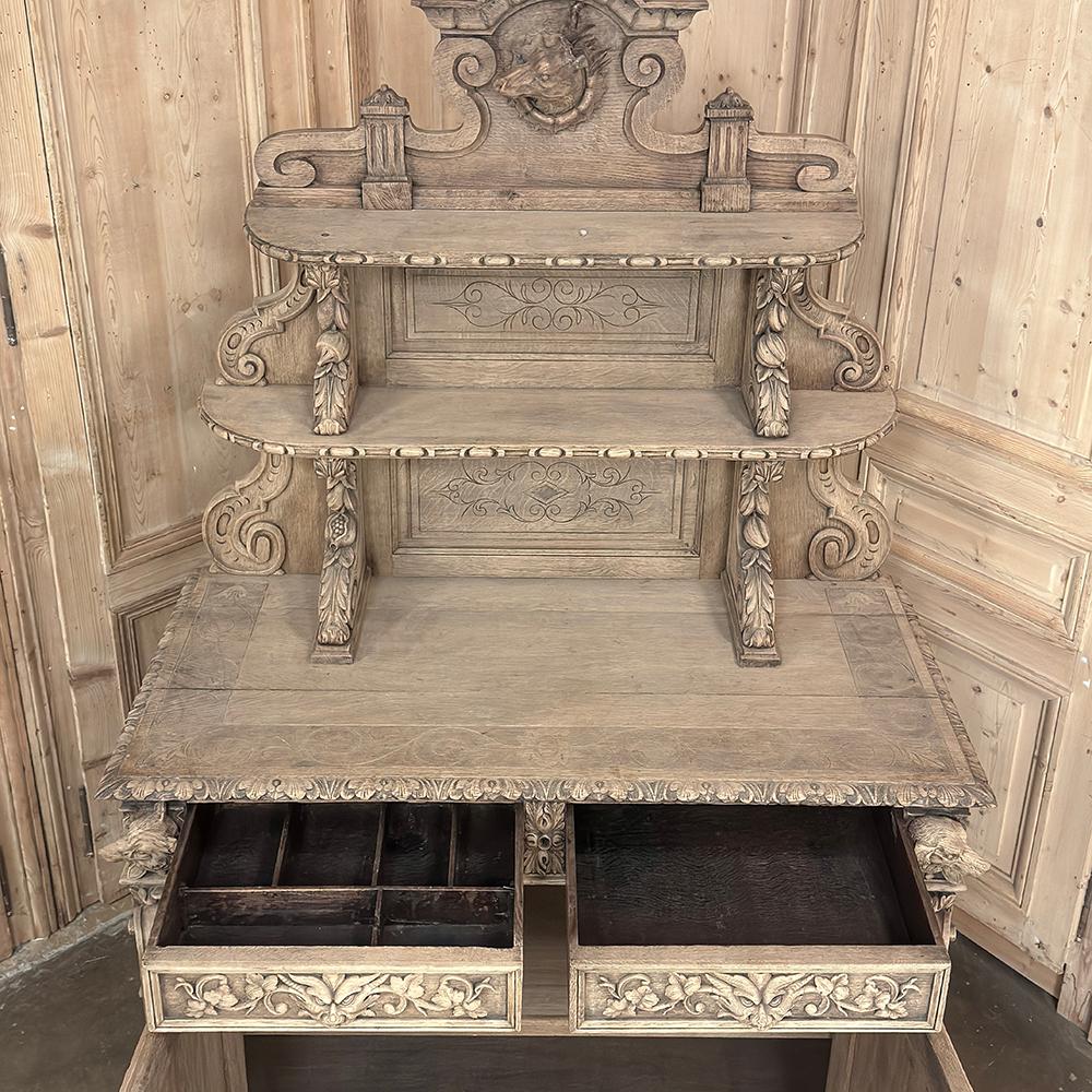 Buffet da caccia rinascimentale francese del XIX secolo ~ Vaisselier in vendita 11