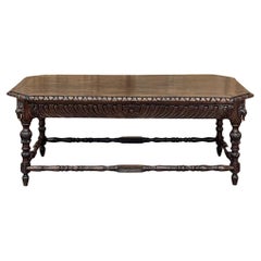 19th Century French Renaissance Library Table
