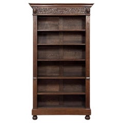 19th Century French Renaissance Open Bookcase ~ Bibliotheque