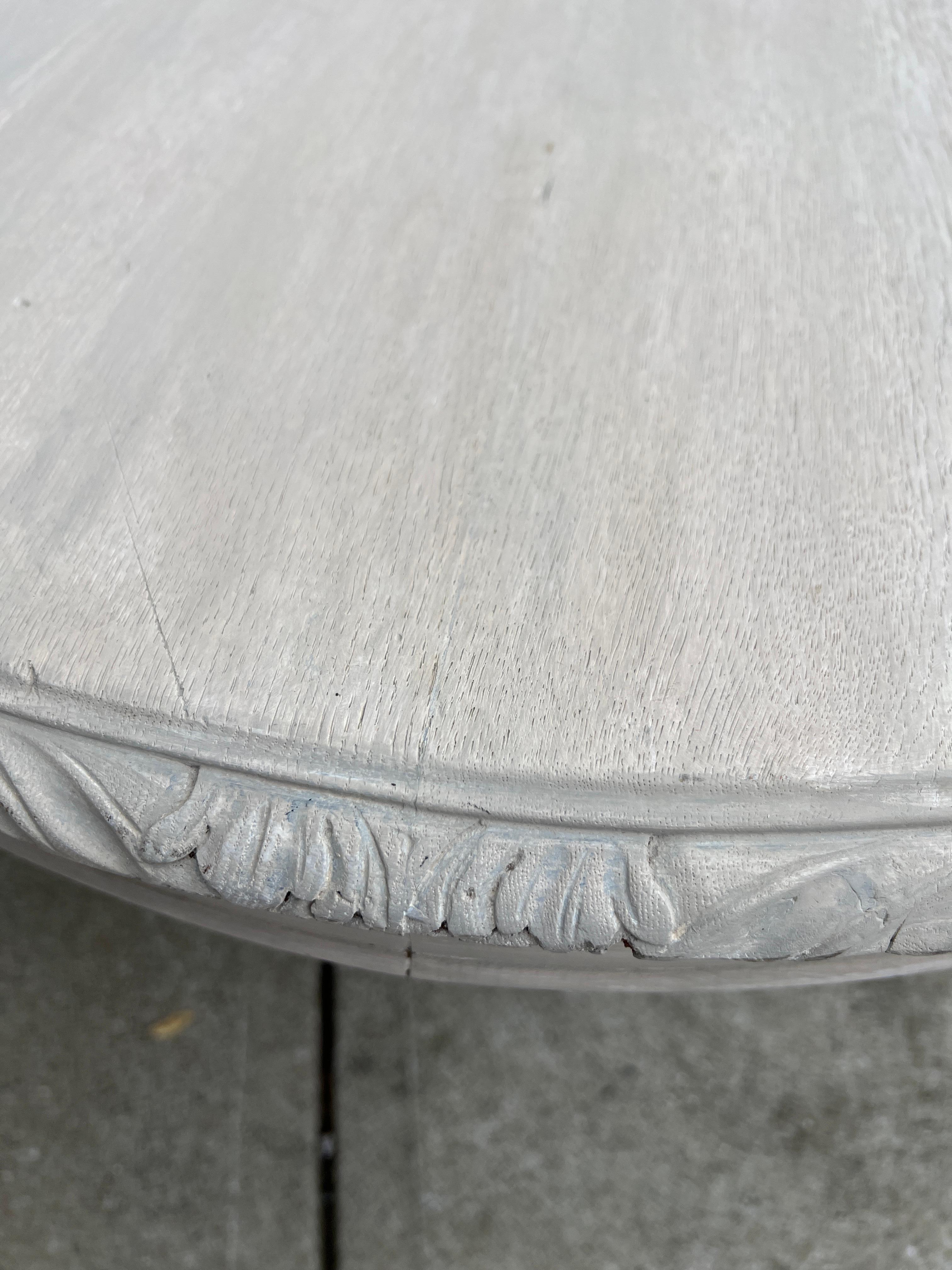 Wood 19th Century French Renaissance Oval Coffee Table