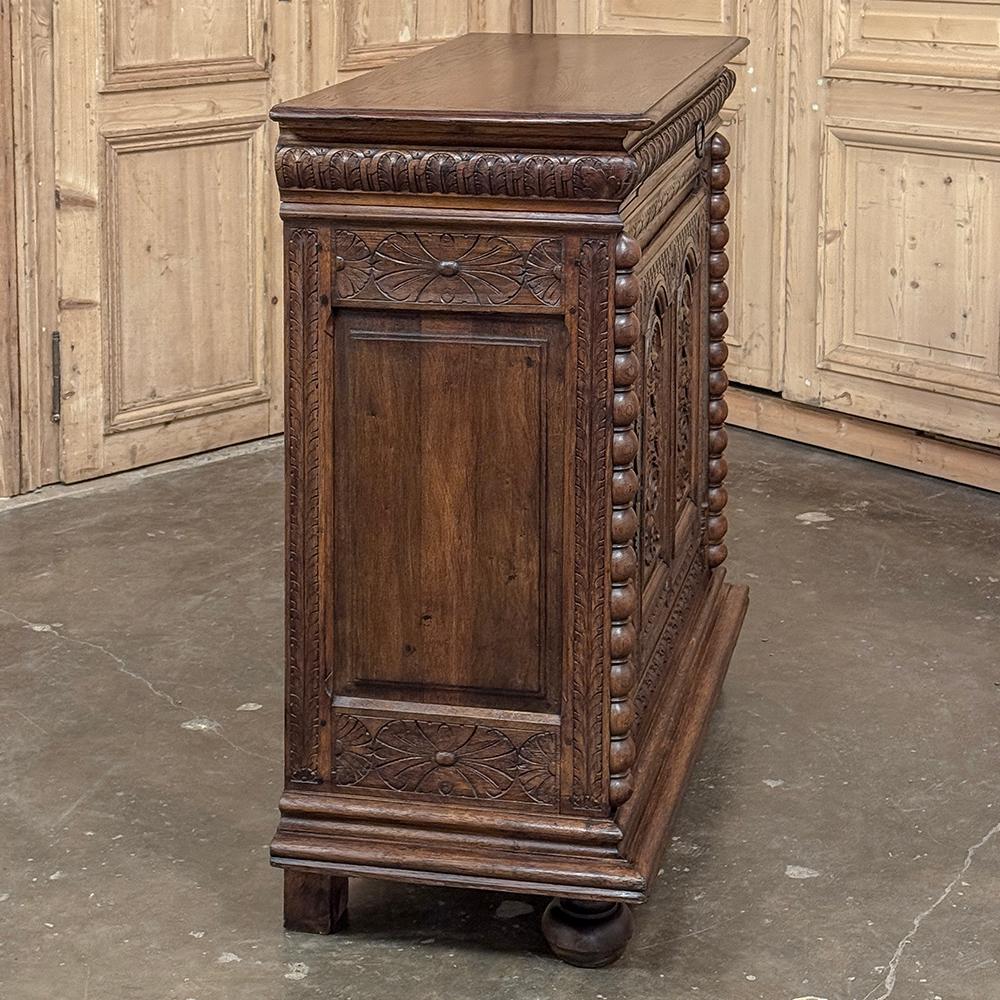 Petite Buffet rinascimentale francese del XIX secolo ~ Mobile in vendita 6