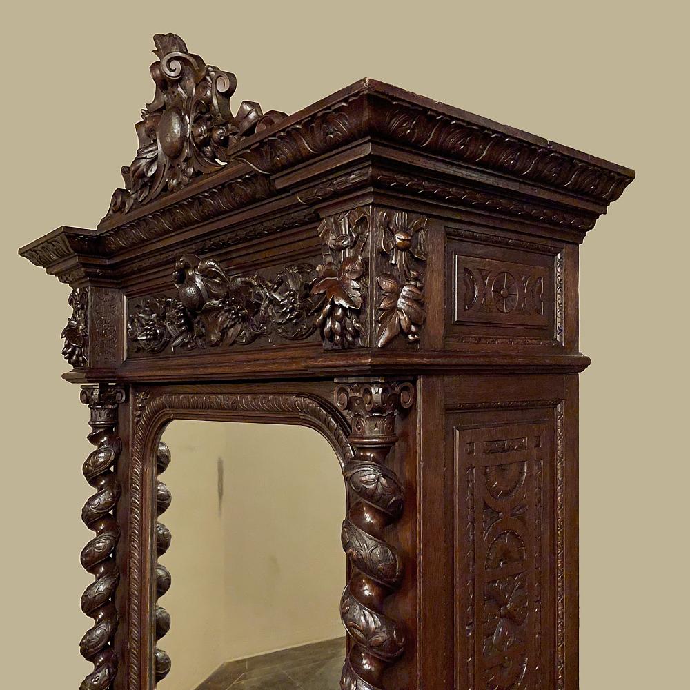 Mirror 19th Century French Renaissance Revival Armoire For Sale