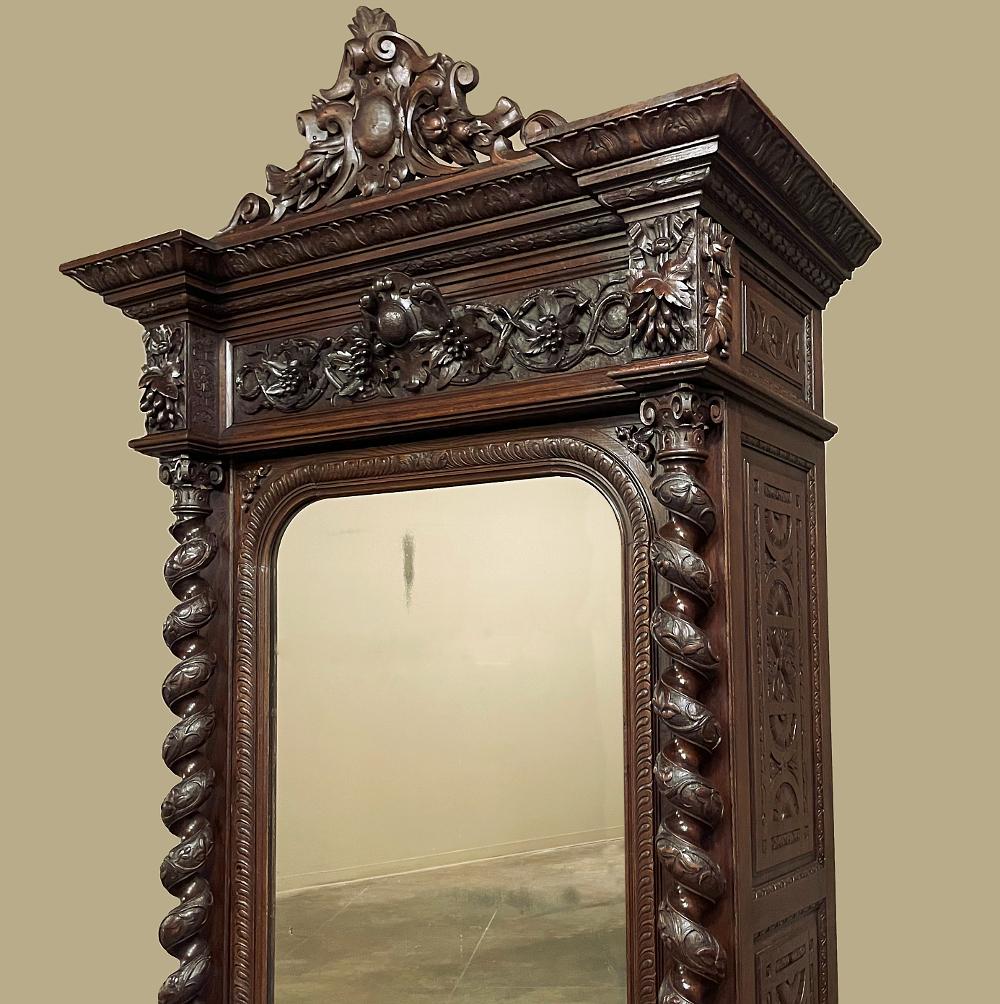 19th Century French Renaissance Revival Armoire For Sale 1