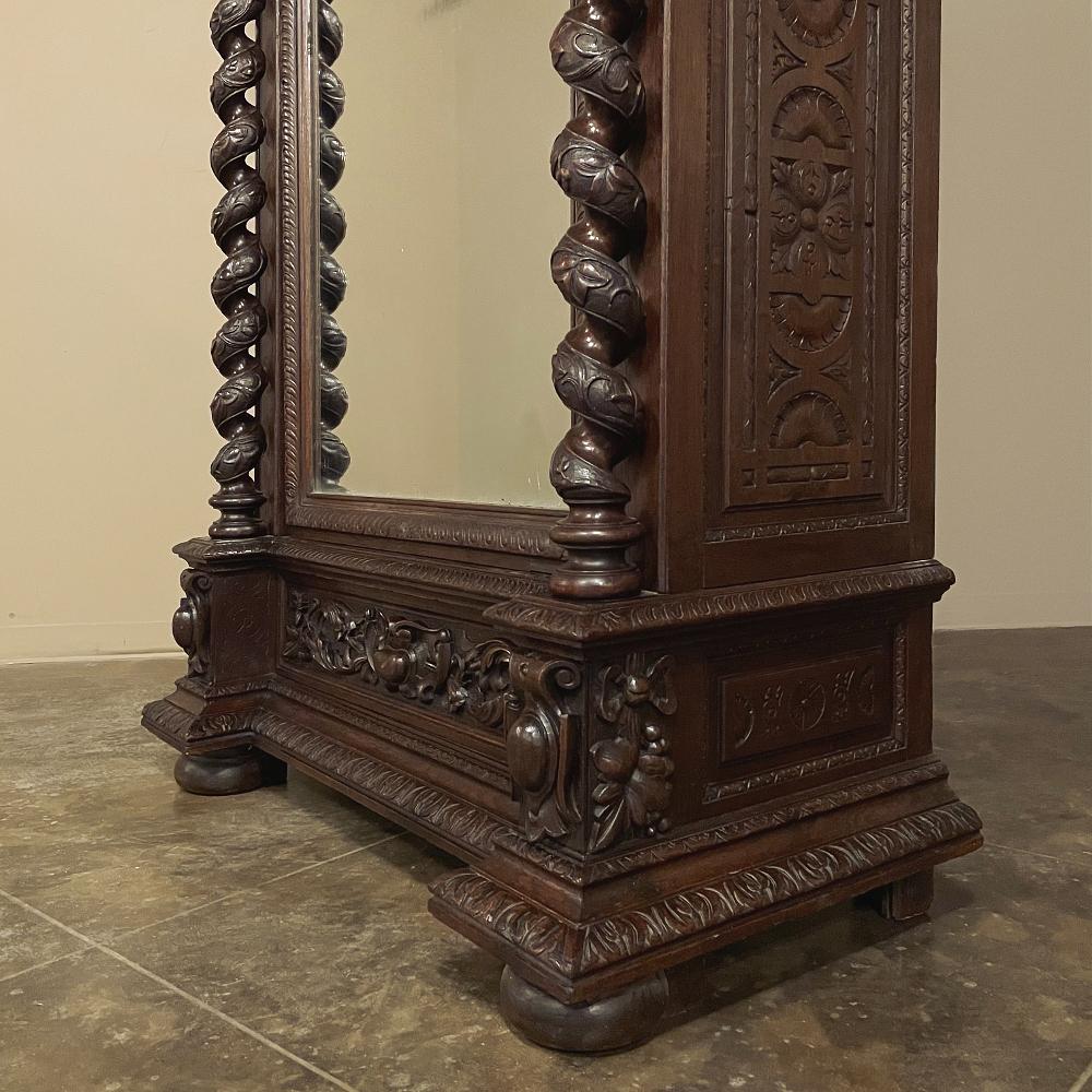 19th Century French Renaissance Revival Armoire For Sale 4