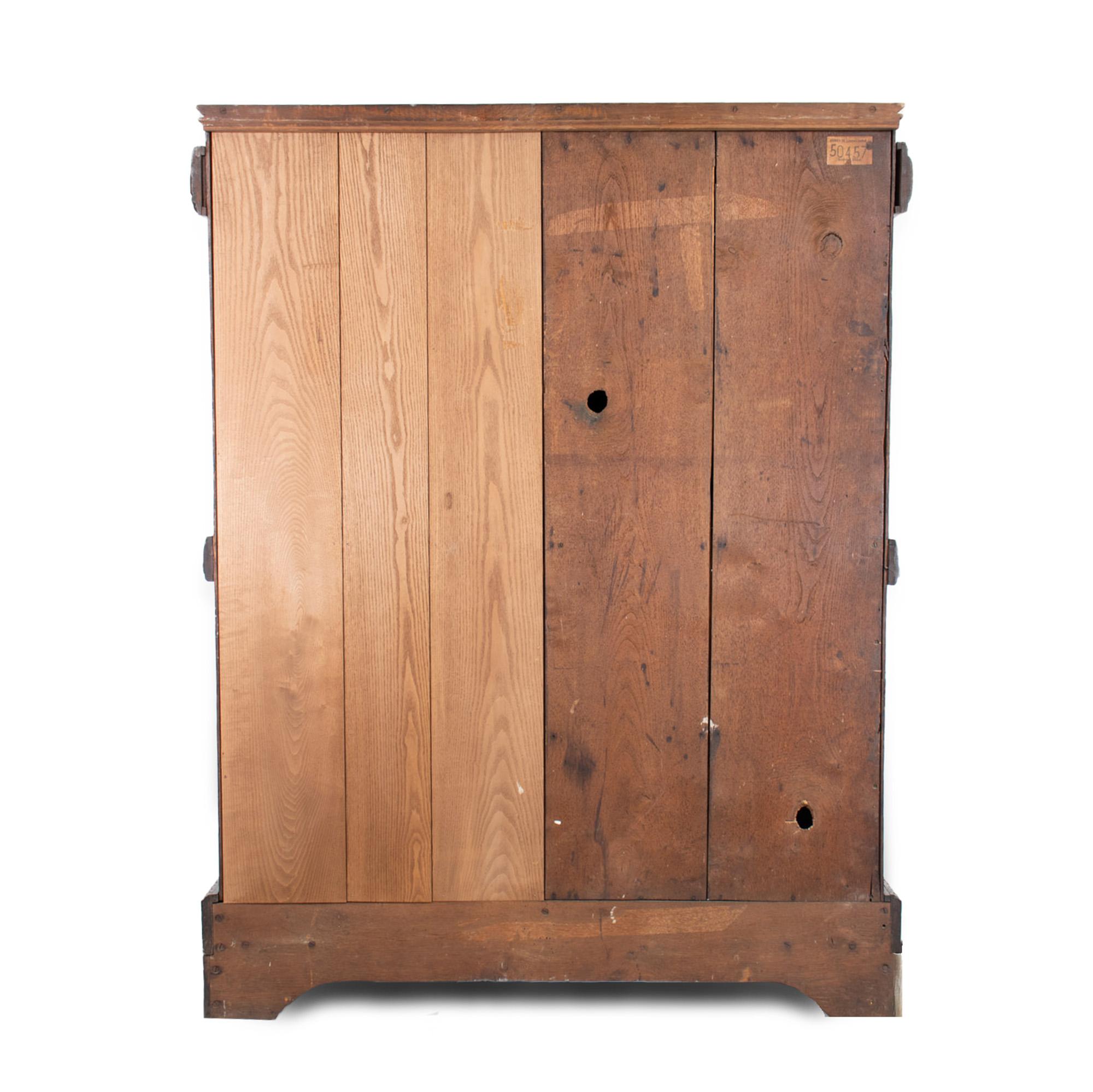 19th Century French Renaissance Revival Cabinet with Ornamental Figural Carvings For Sale 2