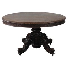 19th Century French Renaissance Revival Center Dining Table 