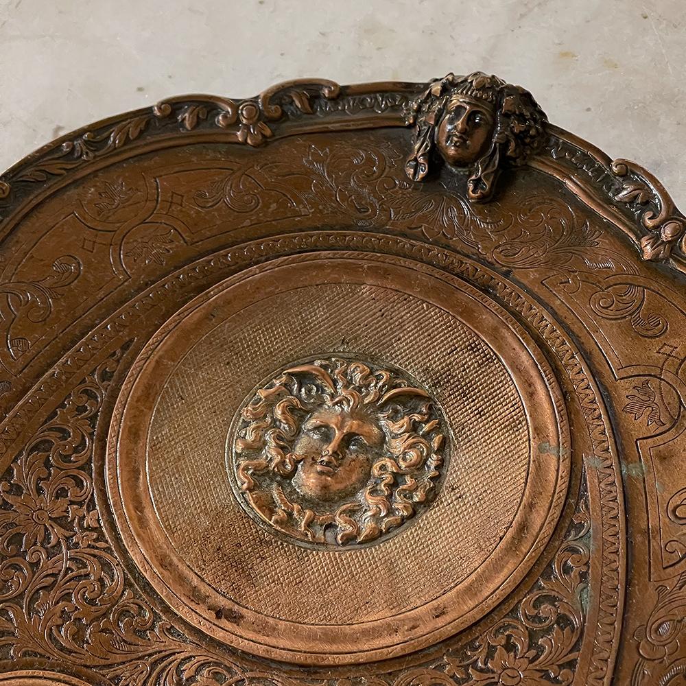 19th Century French Renaissance Revival Ceremonial Goblets, Pitcher, Platter For Sale 12