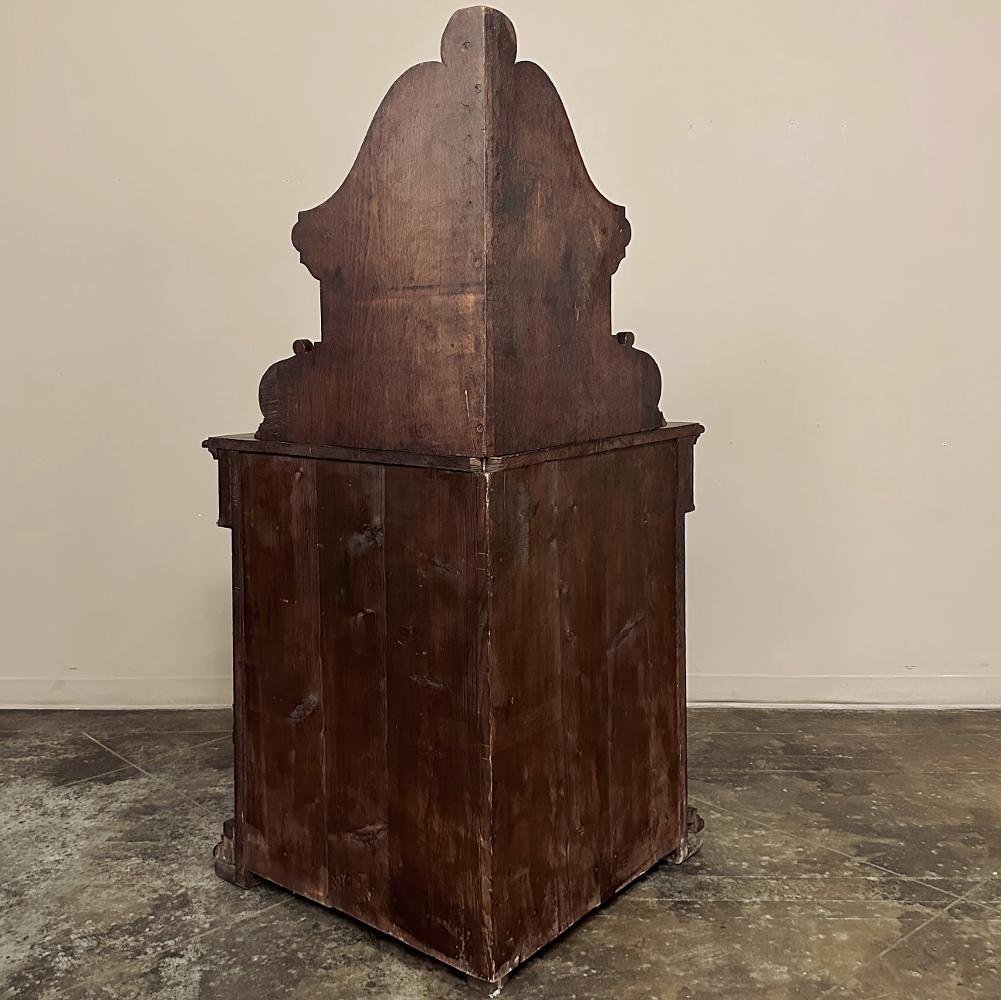 19th Century French Renaissance Revival Corner Cabinet ~ Confiturier For Sale 11