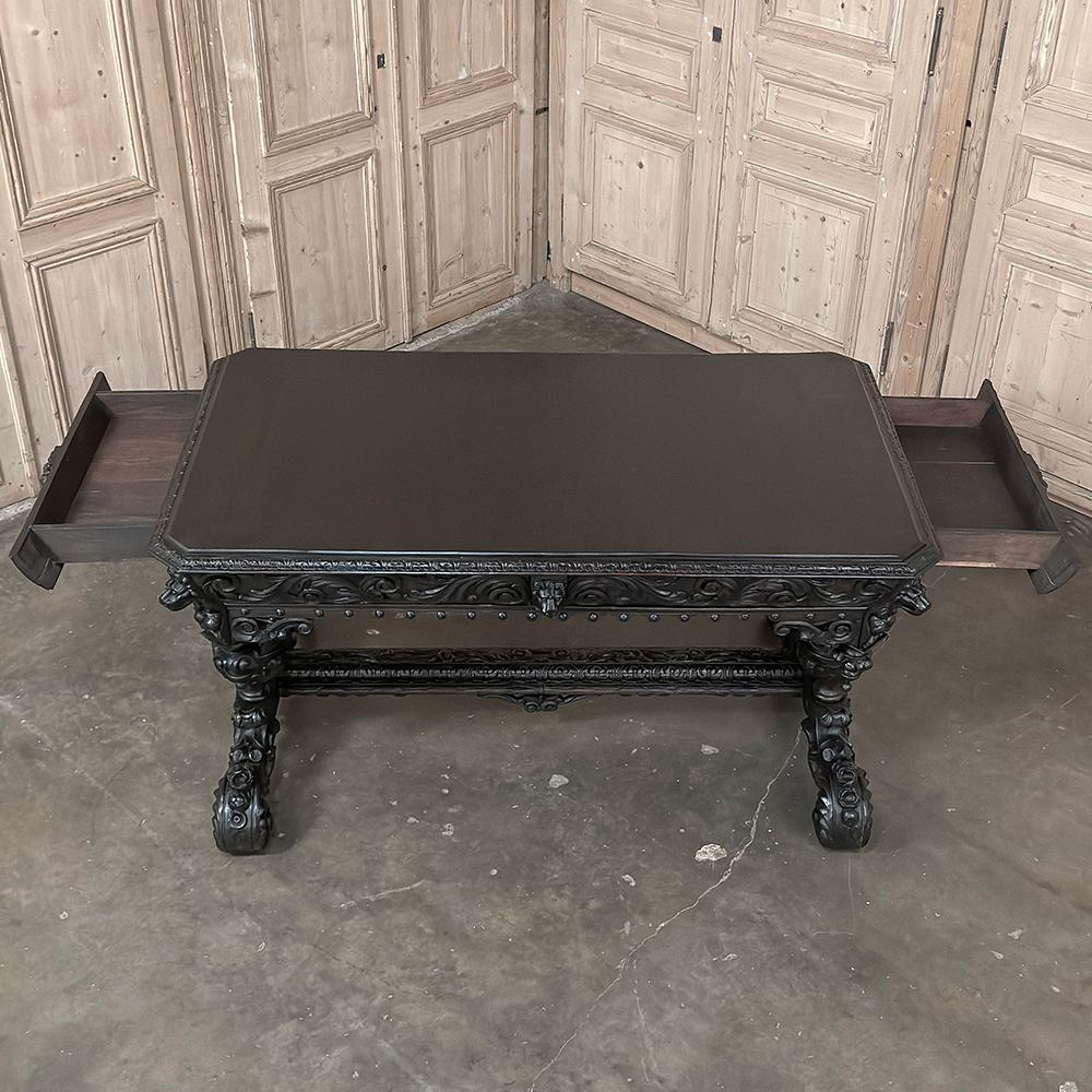 Late 19th Century 19th Century French Renaissance Revival Desk For Sale