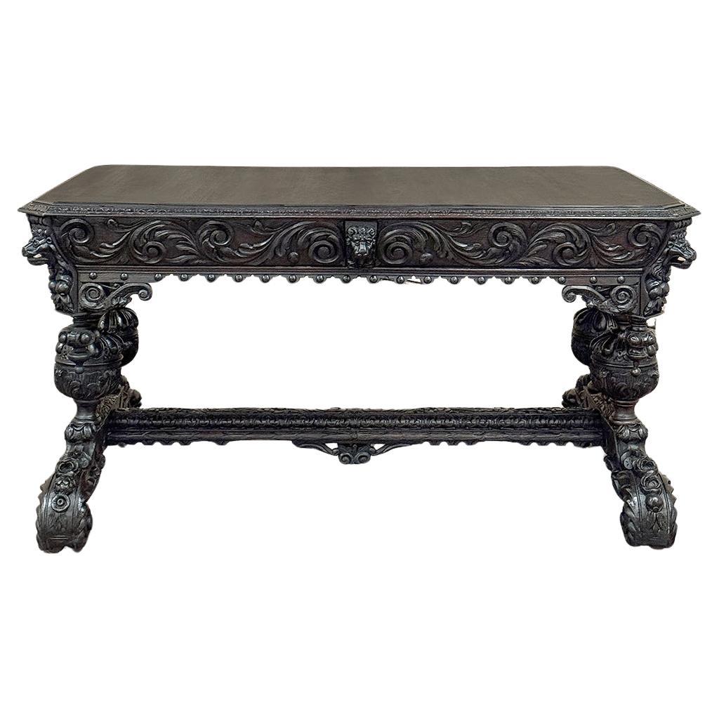 19th Century French Renaissance Revival Desk For Sale