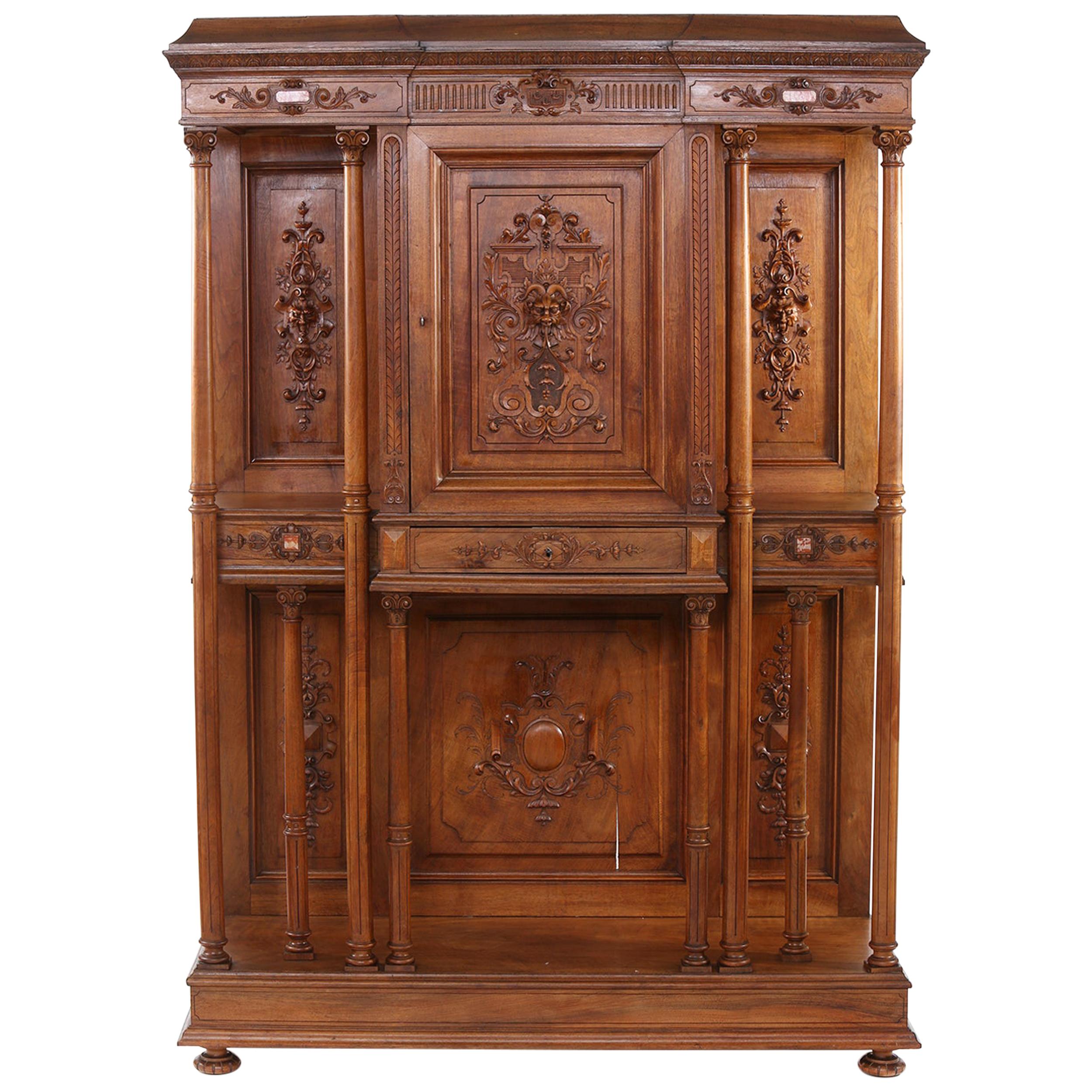 19th Century French Renaissance Revival Display Cabinet