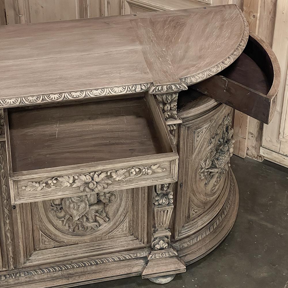 19th Century French Renaissance Revival Hunt Buffet For Sale 5