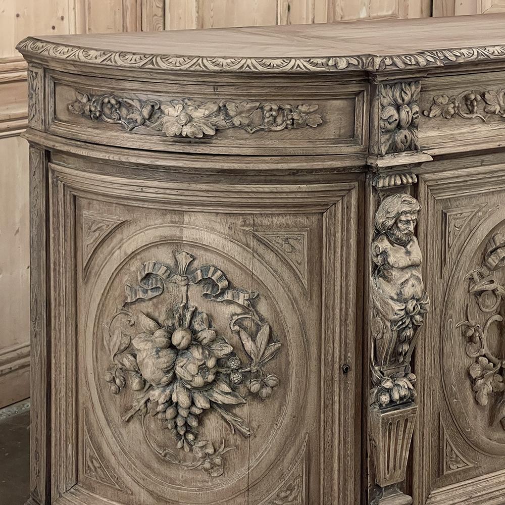 19th Century French Renaissance Revival Hunt Buffet For Sale 6