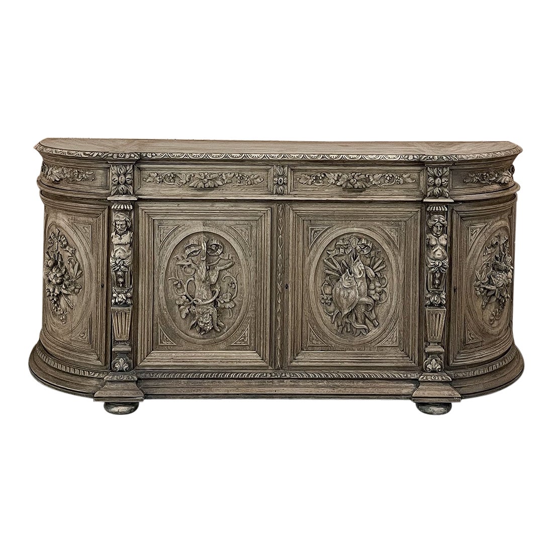 19th Century French Renaissance Revival Hunt Buffet