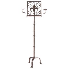 19th Century French Renaissance Revival Iron Music Stand
