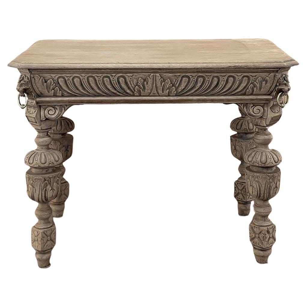 19th Century French Renaissance Revival Bibliothek Tisch ~ End Tabelle im Angebot