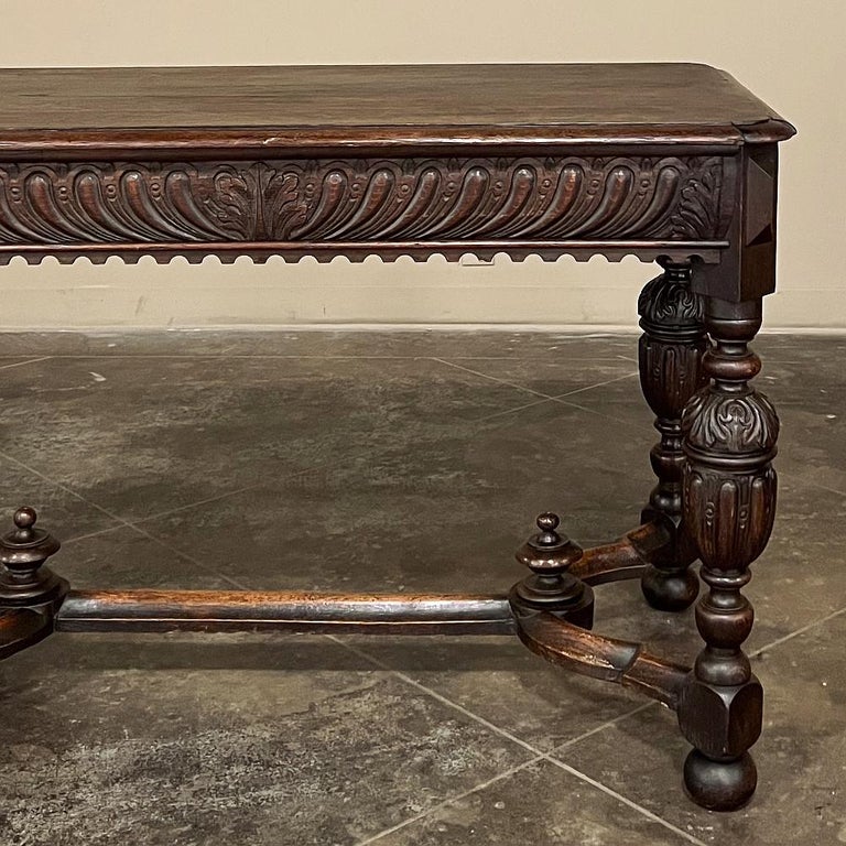 19th Century French Renaissance Sofa Table ~ Console For Sale 4